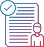Task Based User Testing Vector Icon