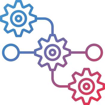 Workflow Process Vector Icon
