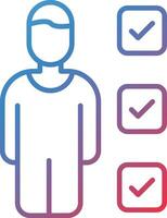 Employee Qualification Vector Icon