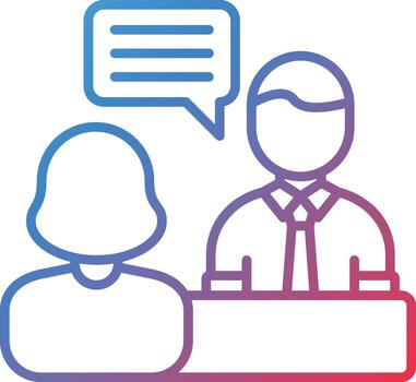 Interview Vector Icon