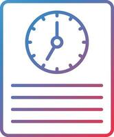 Time Tracking Vector Icon