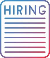 Hiring Vector Icon