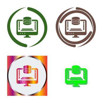 Data Storage Vector Icon
