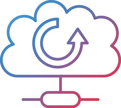 base de datos cable vector icono