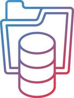 Database Storage Vector Icon
