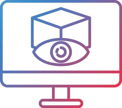 Monitoring Software Vector Icon