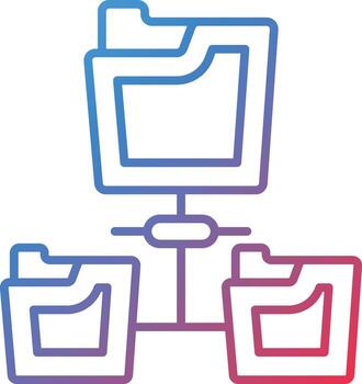 archivo sistema vector icono