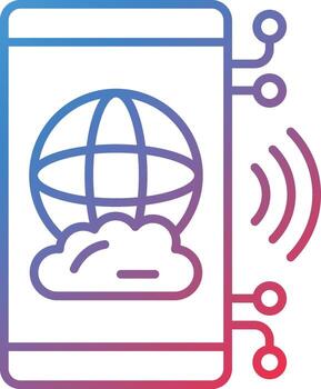 Hosted Application Vector Icon