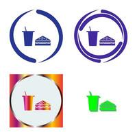 Unique Lunch Vector Icon