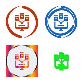 Computer Networks Vector Icon