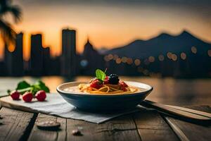 the best food in hong kong. AI-Generated photo