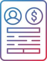 Account Summary Vector Icon