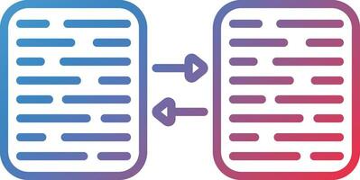 icono de vector de transferencia de datos