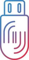 Biometric Data Vector Icon