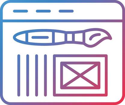 icono de vector de interfaz web