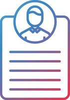 Personal Linked Data Vector Icon