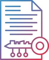 Asymmetric Keys Vector Icon