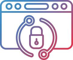 Web Security Vector Icon