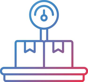 Platform Scale Vector Icon