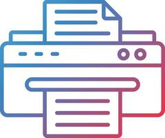 Copier Paper Vector Icon
