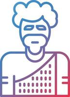 Neanderthal Man Vector Icon