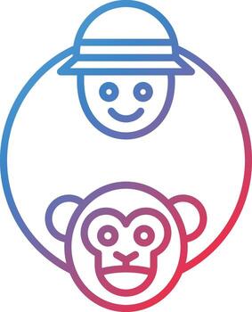 evolución vector icono