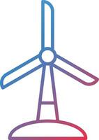 icono de vector de turbina de viento