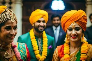 el Boda brigada, Delhi ncr, fotografía, el Boda brigada. generado por ai foto