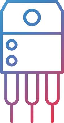 Transistor Vector Icon
