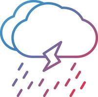 Thunderstorm Vector Icon