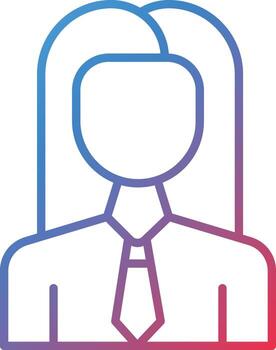 icono de vector de gerente