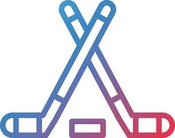 Hockey Stick Vector Icon