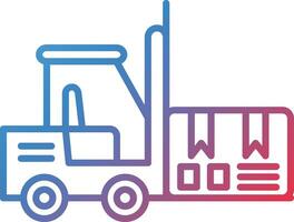 Forklift Vector Icon