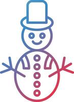 Snowman Vector Icon