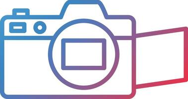 Mirrorless Camera Vector Icon
