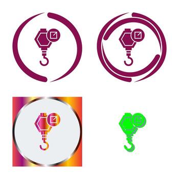 icono de vector de gancho