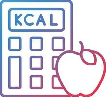 Calorie Calculator Vector Icon