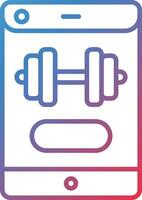 Gym App Vector Icon