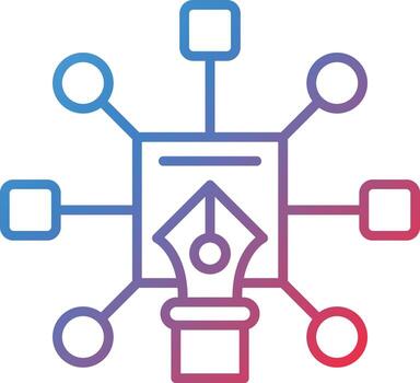 diseño algoritmo vector icono