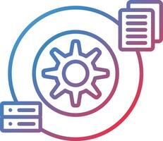 Data Transformation Vector Icon