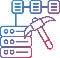 Data Mining Vector Icon