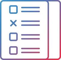 icono de vector de examen