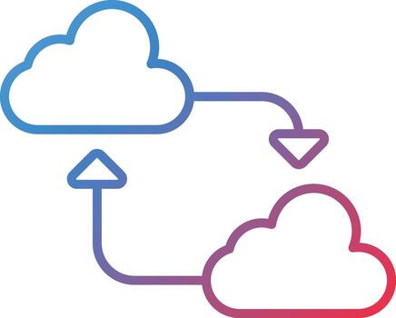 Data Synchronization Vector Icon