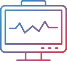 Heart Monitoring Vector Icon