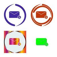 Message Settings Vector Icon