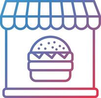 Burger Shop Vector Icon