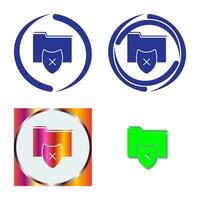 Vulnerable Folder Vector Icon