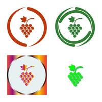 Grapes Vector Icon