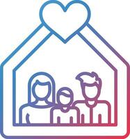 Family Home Vector Icon