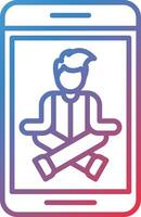 Meditation Vector Icon